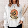 Totality 04082024 Dragon & Sun Solar Eclipse April 8 2024 Sweatshirt Gifts for Her