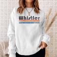 Vintage 1980S Style Whistler Canada Sweatshirt Gifts for Her