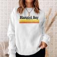 Vintage Retro 70S 80S Hanalei Bay Hawaii Sweatshirt Gifts for Her