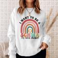 I Want To Be A Schwa It's Never Stressed Science Of Reading Sweatshirt Gifts for Her