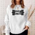 Weight Lifting Push Past Limits Gym Fitness Sweatshirt Gifts for Her