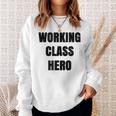 Working Class Hero Desi Motivational Sweatshirt Gifts for Her