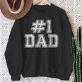 1 Dad Best Dad Fathers Day Number One Dad Sweatshirt Gifts for Old Women