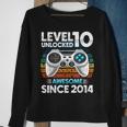 10 Yr Bday Son Boy Gamer 10Th 10 Year Old Birthday Sweatshirt Gifts for Old Women