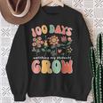 100 Day Watching My Students Grow 100 Days Of School Teacher Sweatshirt Gifts for Old Women