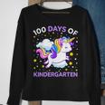 100 Days Of Kindergarten Unicorn Girls 100 Days Of School Sweatshirt Gifts for Old Women