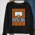 100 Days Of School Basketball 100Th Day Balls For Boys Sweatshirt Gifts for Old Women