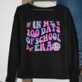 In My 100 Days Of School Era Retro Disco 100Th Day Of School Sweatshirt Gifts for Old Women