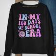 In My 100 Days Of School Era Retro Disco 100Th Day Of School Sweatshirt Gifts for Old Women