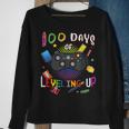 100 Days Of School Leveling Up Video Gamer 100Th Day Sweatshirt Gifts for Old Women