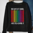 100 Days Of School And Still Loving It Hearts Cute 100Th Day Sweatshirt Gifts for Old Women