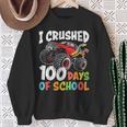 100 Days Of School Monster Truck Boys 100Th Day Of School Sweatshirt Gifts for Old Women