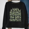 100Th Day Of School Army Military Boys Camo Green Sweatshirt Gifts for Old Women