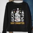 101 Days Of School Dalmatian Dog 100 Days Of Kindergarten Sweatshirt Gifts for Old Women