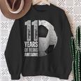 11 Year Old Soccer 11Th Birthday Player B-Day Party Sweatshirt Gifts for Old Women