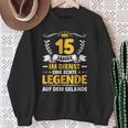 15 Jahre Im Dienst College Company Anniversary S Sweatshirt Geschenke für alte Frauen
