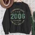 18 Year Old Bday Legend Since 2006 Vintage 18Th Birthday Sweatshirt Gifts for Old Women