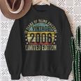 18 Year Old Vintage 2006 Limited Edition 18Th Birthday Sweatshirt Gifts for Old Women