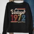 1972 Vintage 1972 Birthday Women Born Made 1972 Sweatshirt Gifts for Old Women