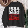 1984 Ist Eine Warnung Keine Inleitung Sweatshirt Geschenke für alte Frauen