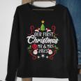 1St First Christmas As Mr And Mrs 2023 Couples Pajamas Sweatshirt Gifts for Old Women