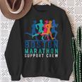 2024 Marathon Boston Support Crew Marathon Boston Runner Sweatshirt Gifts for Old Women