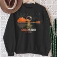 2024 Solar Eclipse Colorado Guitar Totality Sweatshirt Gifts for Old Women