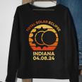 2024 Solar Eclipse Indiana Trip In Path Of Totality April 8 Sweatshirt Gifts for Old Women