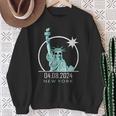 2024 Solar Eclipse New York Totality 04 08 24 Total Sweatshirt Gifts for Old Women