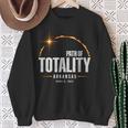 2024 Total Eclipse Path Of Totality Arkansas 2024 Sweatshirt Gifts for Old Women