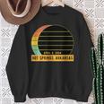 2024 Total Solar Eclipse In Hot Springs Arkansas Sweatshirt Gifts for Old Women