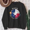 2024 Total Solar Eclipse Totality Waco Texas Sweatshirt Gifts for Old Women
