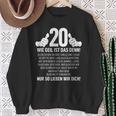 20Th Birthday Nager 20 Years Wie Geil Ist Das Denn Sweatshirt Geschenke für alte Frauen