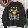 29 Years Old Vintage April 1995 29Th Birthday Mens Sweatshirt Gifts for Old Women