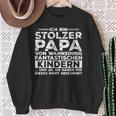 3 Drei 2 Ich Bin Stolzer Papaon Zwei Tolle Kinder S Sweatshirt Geschenke für alte Frauen