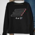 4 Or 3 Optical Illusion Sweatshirt Geschenke für alte Frauen