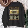 40Th Birthday Man May Vintage 1984 Vintage Cassette Sweatshirt Gifts for Old Women