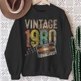 44 Year Old Vintage 1980 Decoration 44Th Birthday Sweatshirt Gifts for Old Women