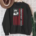 4Th Of July Us Flag Dentist Dad For Father's Day Sweatshirt Gifts for Old Women