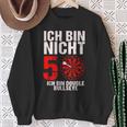 50 Geburtstag Geschenk Lustiges Dart Spruch Double Bullseye Sweatshirt Geschenke für alte Frauen