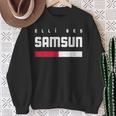 55 Samsun Turkey Ilkadim Atakum Bafra Çarsamba Türkiye Sweatshirt Geschenke für alte Frauen