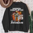 5Th Birthday Astronaut 5 Years Old Outer Space Birthday Sweatshirt Gifts for Old Women