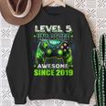 5Th Birthday Gamer 5 Year Old Bday Boy Five Son Sweatshirt Gifts for Old Women