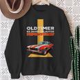 60 Geburtstag Mann Geschenk Papa Opa Oldtimer 60 Jahre Sweatshirt Geschenke für alte Frauen