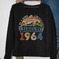 60 Years Old Made In 1964 January 1964 Vintage 60Th Birthday Sweatshirt Gifts for Old Women