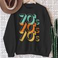 The 70S In Large Letters 70'S Lover Vintage Fashion Sweatshirt Gifts for Old Women
