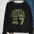 7Th Army Birthday Military I'm 7 Year Old Camo Birthday Sweatshirt Gifts for Old Women