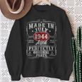 80 Years Old Legends Born In July 1944 80Th Birthday Sweatshirt Gifts for Old Women