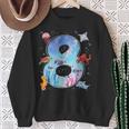 8Th Birthday Party Ocean 8 Year Old Sea Fish Aquarium Boy Sweatshirt Gifts for Old Women