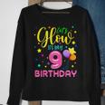 9Th B-Day Let's Glow It's My 9 Year Old Birthday Matching Sweatshirt Gifts for Old Women